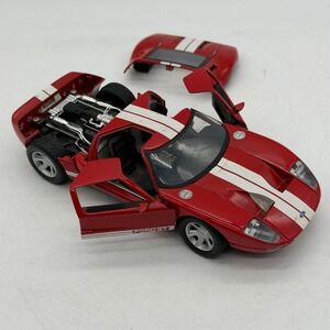 MotorMax 73237 Red Ford GT Concept 1/24 Scale Diecast Metal Car Racing Stripes
